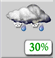 Chance Rain/Snow. Chance for Measurable Precipitation 30%