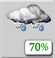Rain/Snow Likely. Chance for Measurable Precipitation 70%